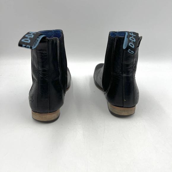John Fluevog Black Ankle Boots - Picture 10 of 11